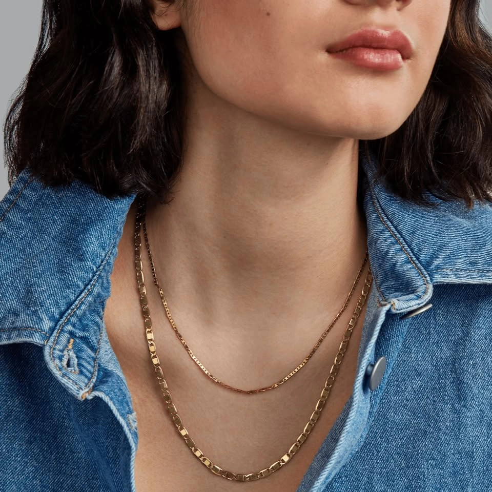 JENNY BIRD 14K Gold-Dipped Bobbi Chain 16" - photo 2