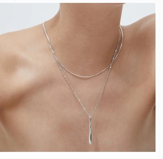 JENNY BIRD Leana Silver-Dipped Pendant Necklace - photo 3