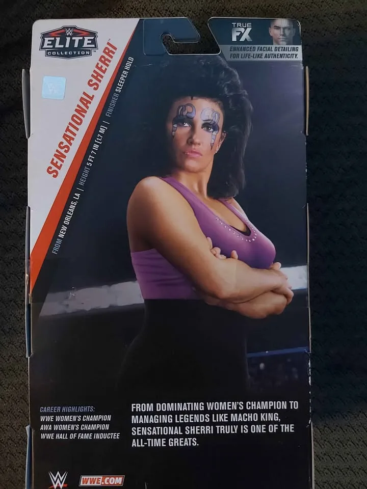 WWE Sensational Sherri Elite Figure NIB image indicator(4)