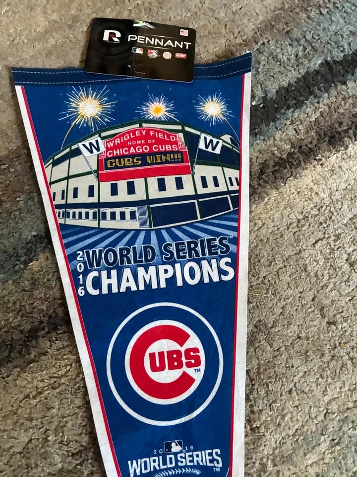 2016 Chicago Cubs World Series Champions Pennant - photo 2