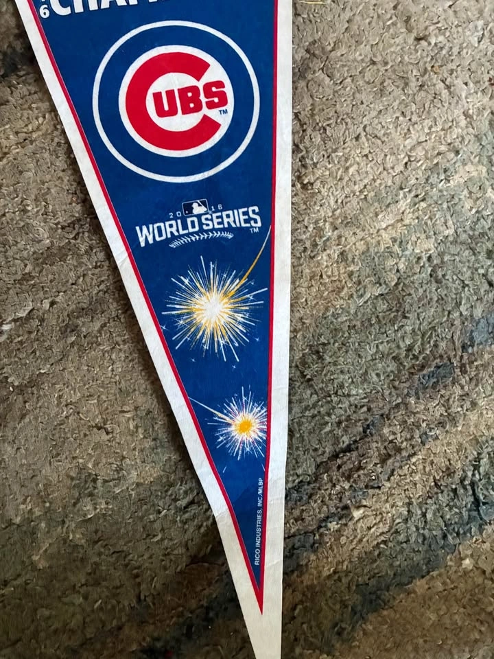 2016 Chicago Cubs World Series Champions Pennant - photo 3