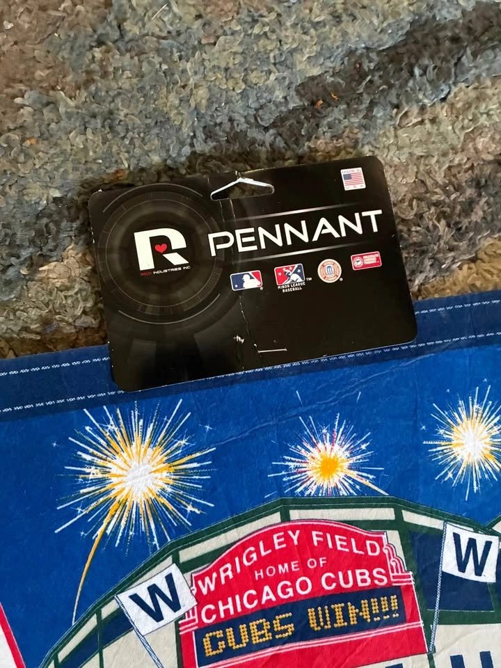 2016 Chicago Cubs World Series Champions Pennant - photo 5