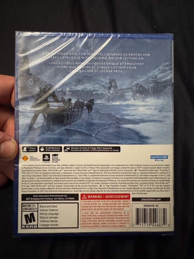 God of War Ragnarok PS5 Game - photo 2
