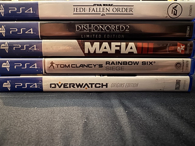 PS4 Games Bundle - Star Wars, Dishonored 2, Mafia III, R6 Siege,