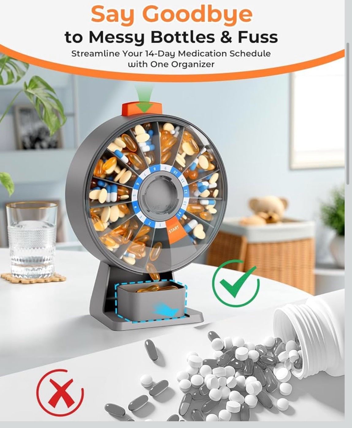 14-Day Pill Dispenser - photo 5