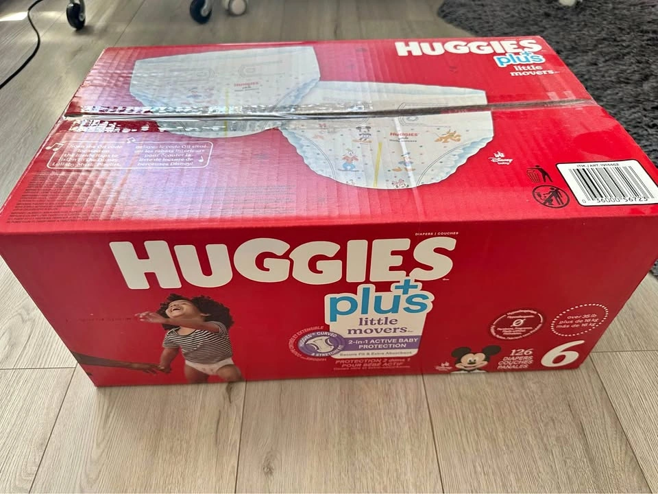 Huggies Plus Little Movers size 6