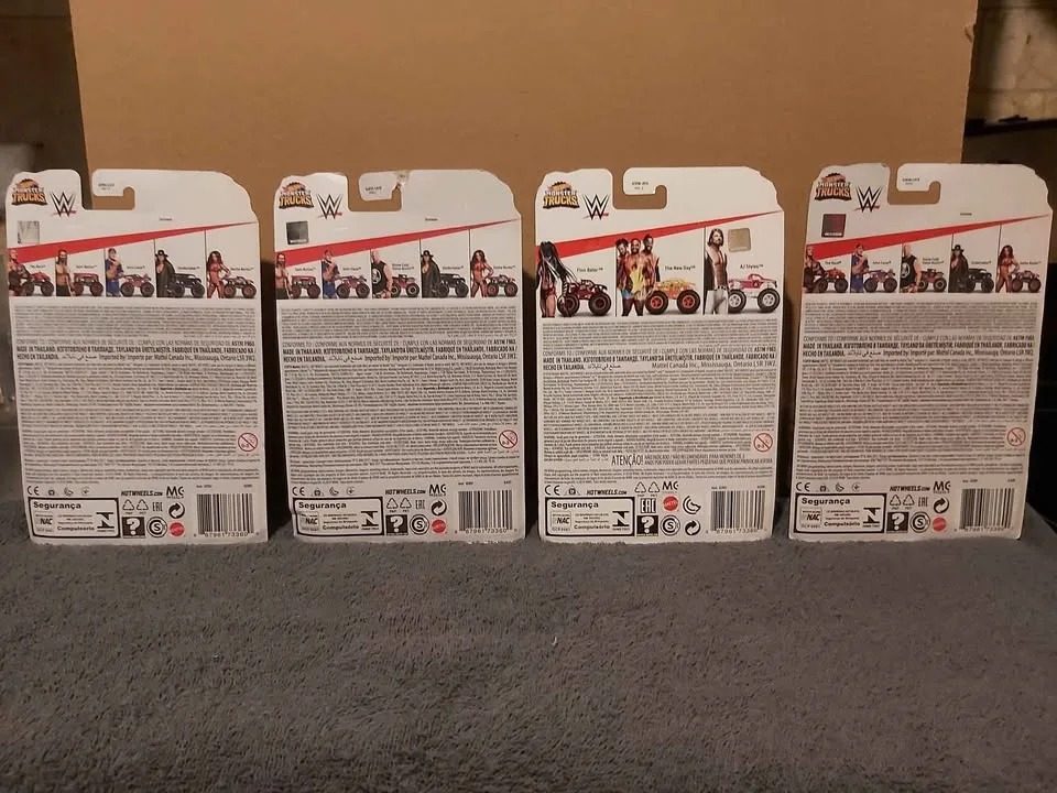 Hotwheels - WWE ( Die-cast ) Monster Trucks x6 - BNIB image indicator(3)