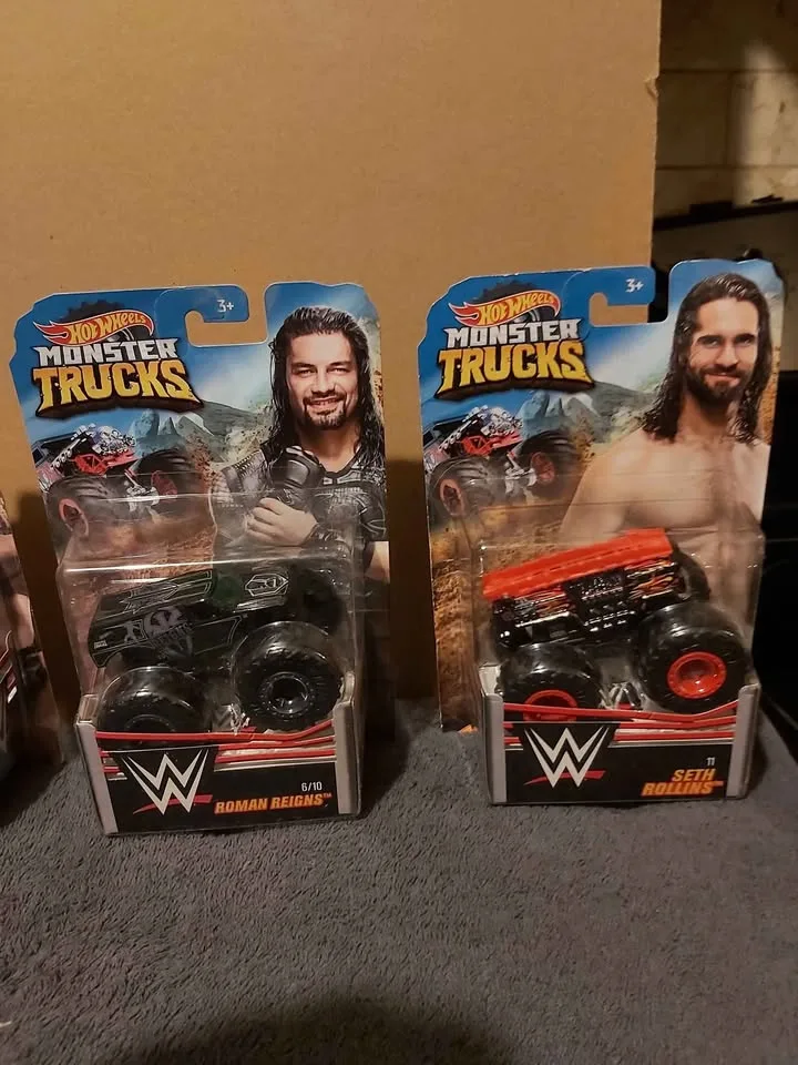 Hotwheels - WWE ( Die-cast ) Monster Trucks x6 - BNIB image indicator(4)