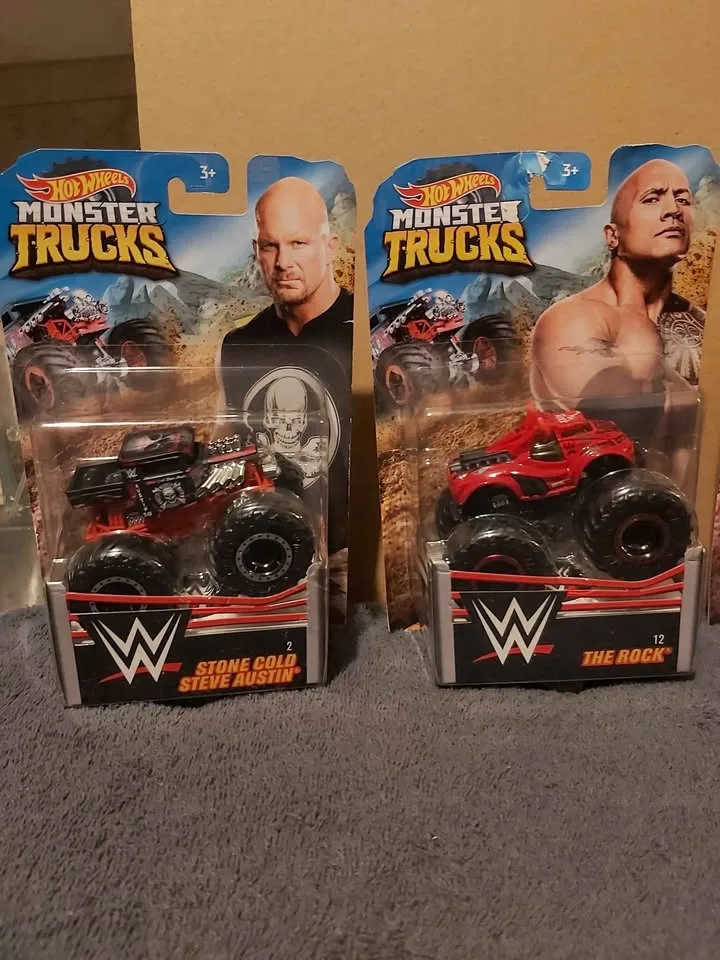 Hotwheels - WWE ( Die-cast ) Monster Trucks x6 - BNIB image indicator(5)