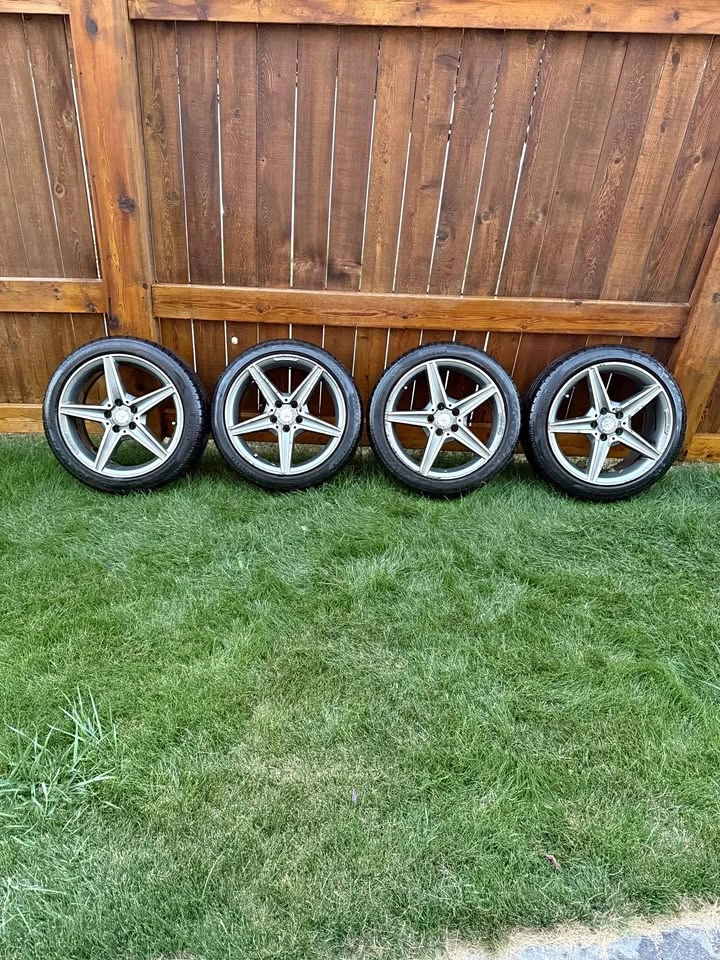Mercedes-Benz AMG 18 inch Wheels Pirelli Winter Tires Set of 4