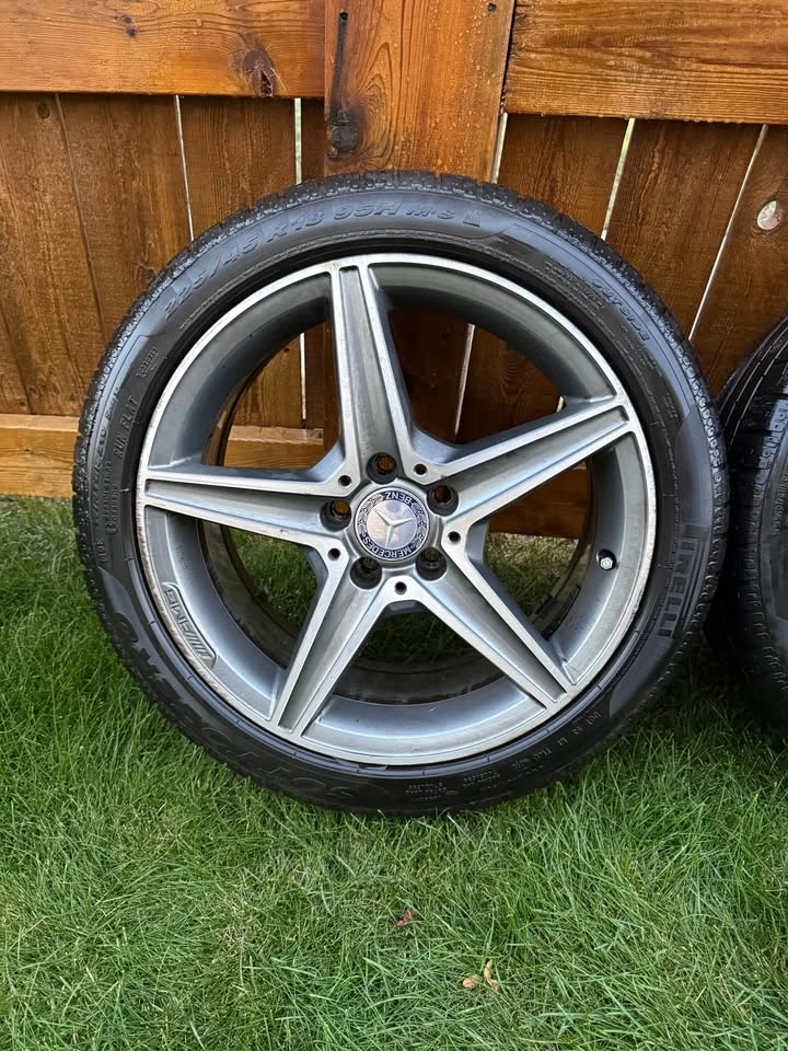 Mercedes-Benz AMG 18 inch Wheels Pirelli Winter Tires Set of 4 - photo 2