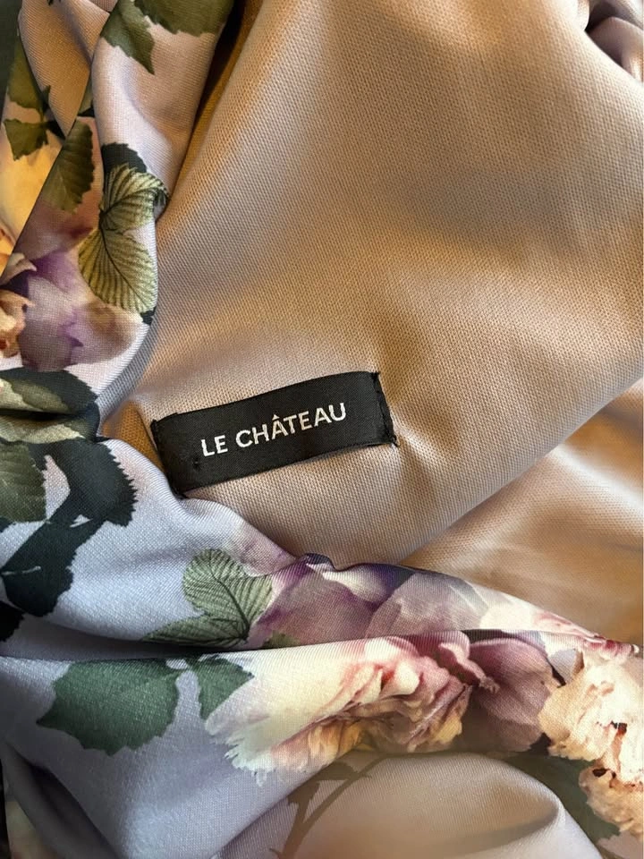 Calvin Klein Floral High Neck Sheath Dress Arc Hardware Size Sma - photo 3