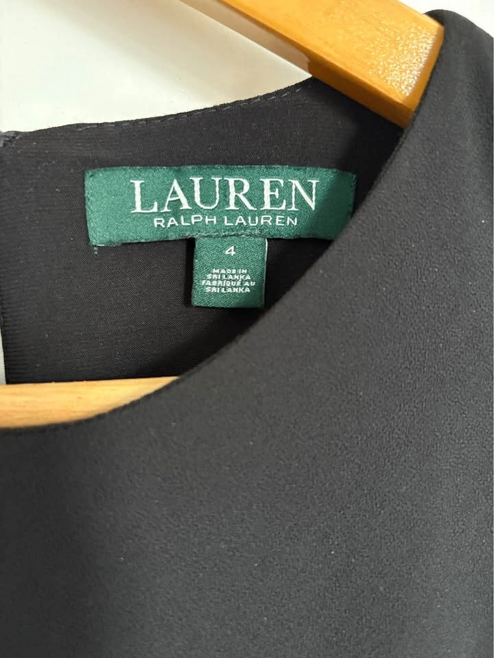 Ralph Lauren Black Sleeveless Dress Size 4 - photo 4