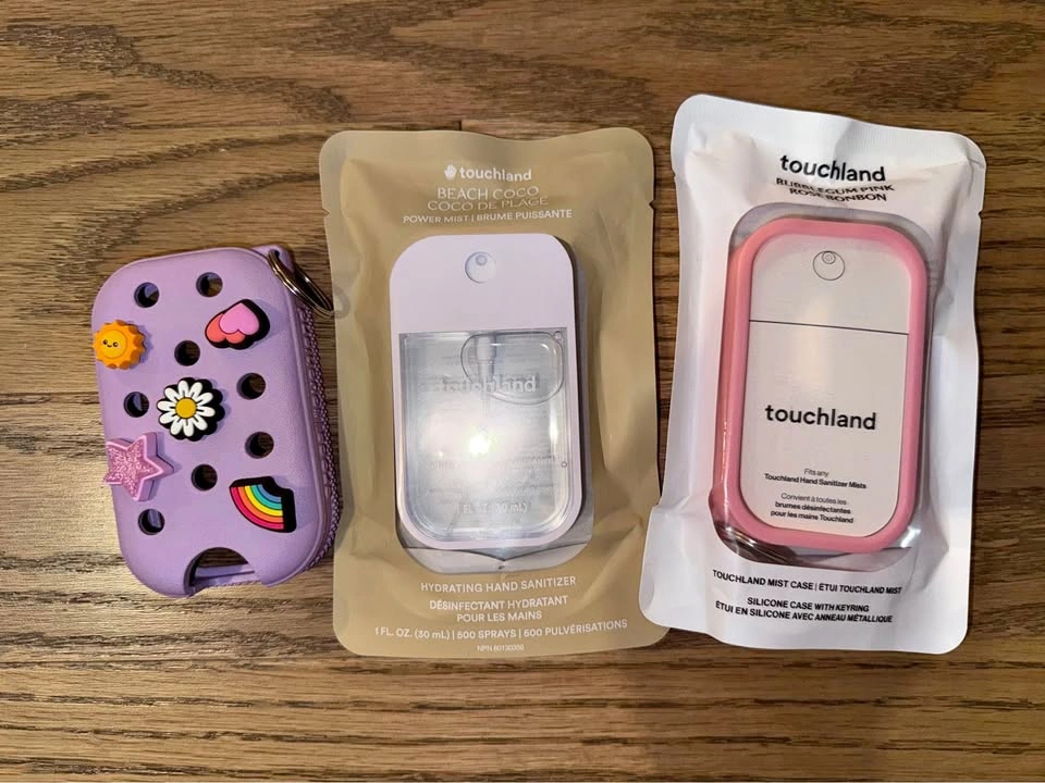 TouchLand Bundle Sanitizer + Official Case + Crocs Collab Case