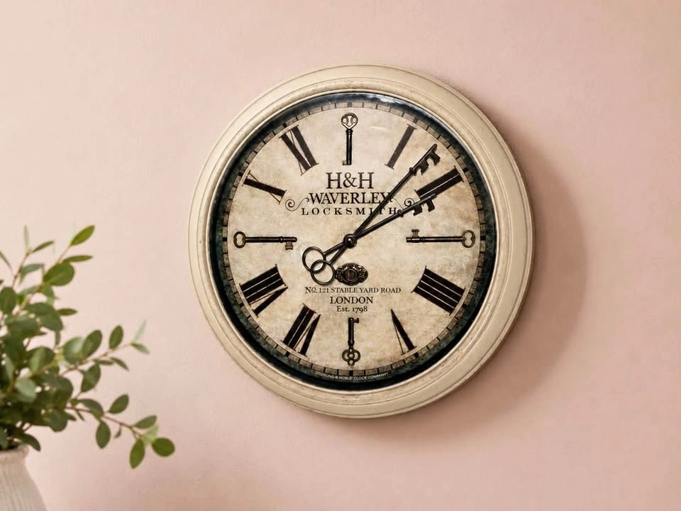 H&H Waverley Locksmith Wall Clock