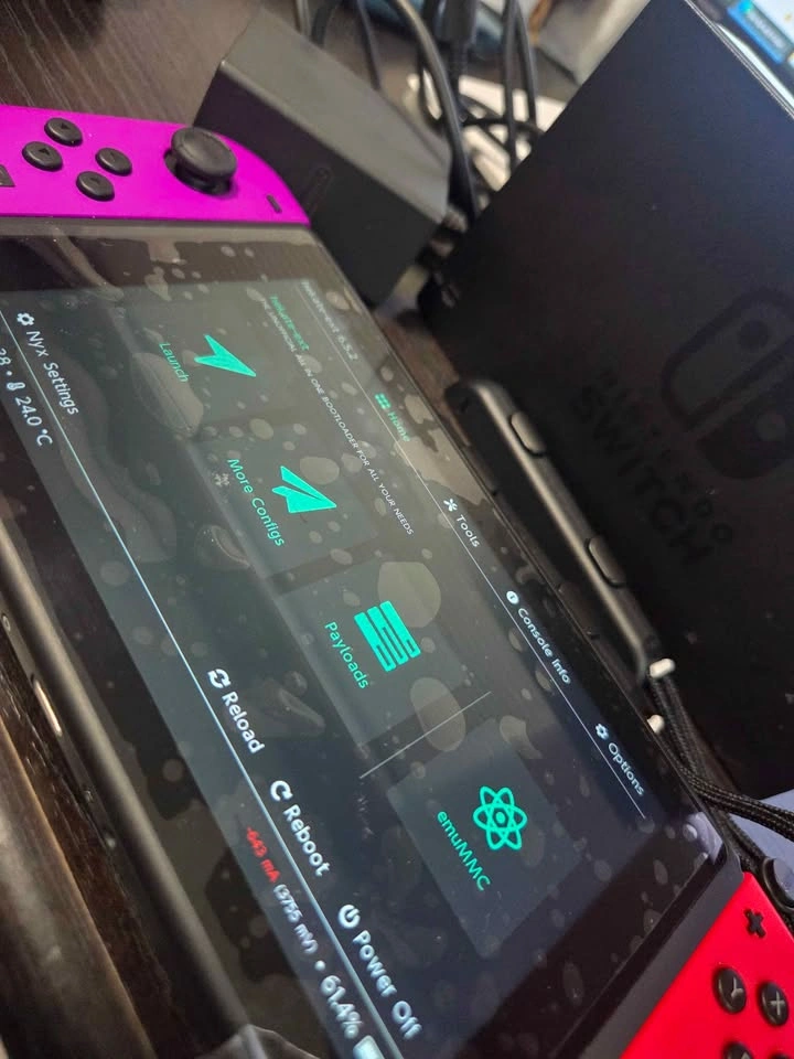 Modded Nintendo Switch V2 with 128GB - photo 3
