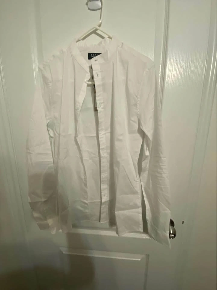 NEW Long sleeve white Muscle Shirt - photo 2
