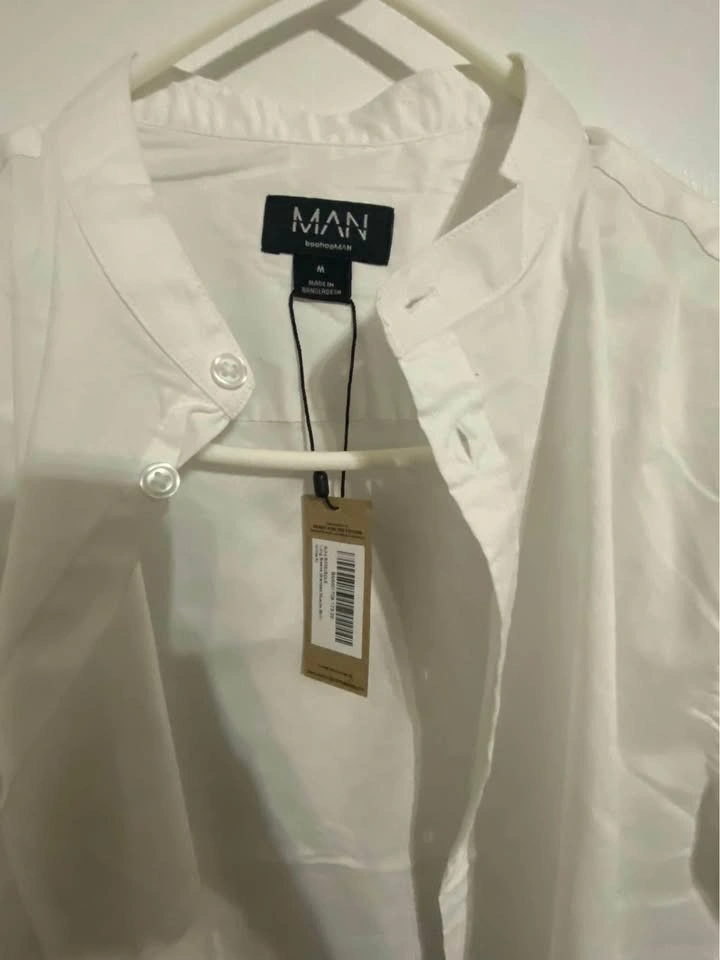 NEW Long sleeve white Muscle Shirt - photo 3