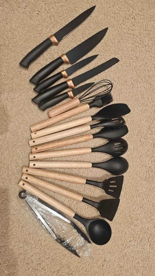 🖤 19 PCS Premium Kitchenware Set – Elegant, Durable & Practical - photo 5