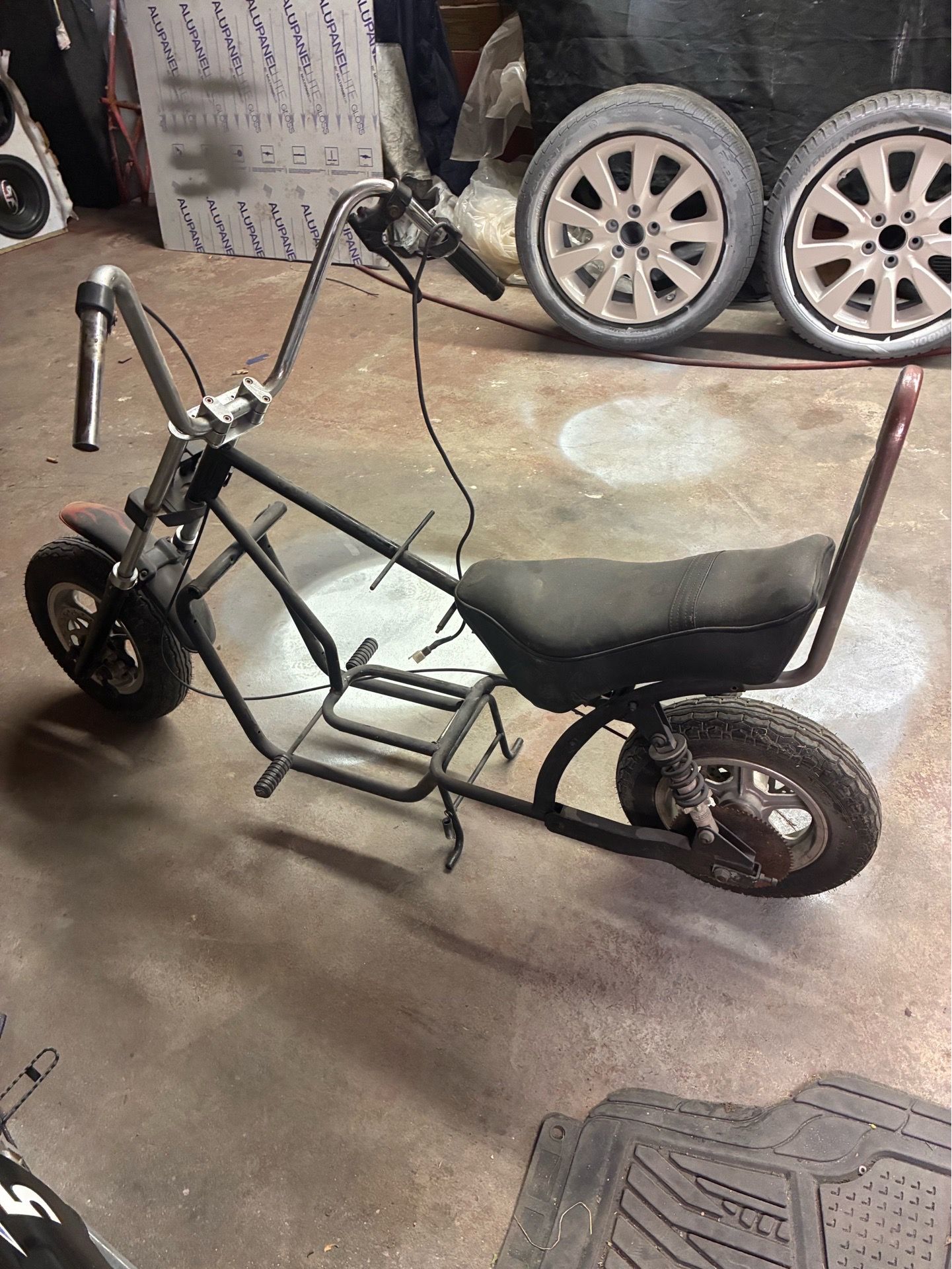 Mini chopper and A (Costume 2 Stroke Razor dirt bike