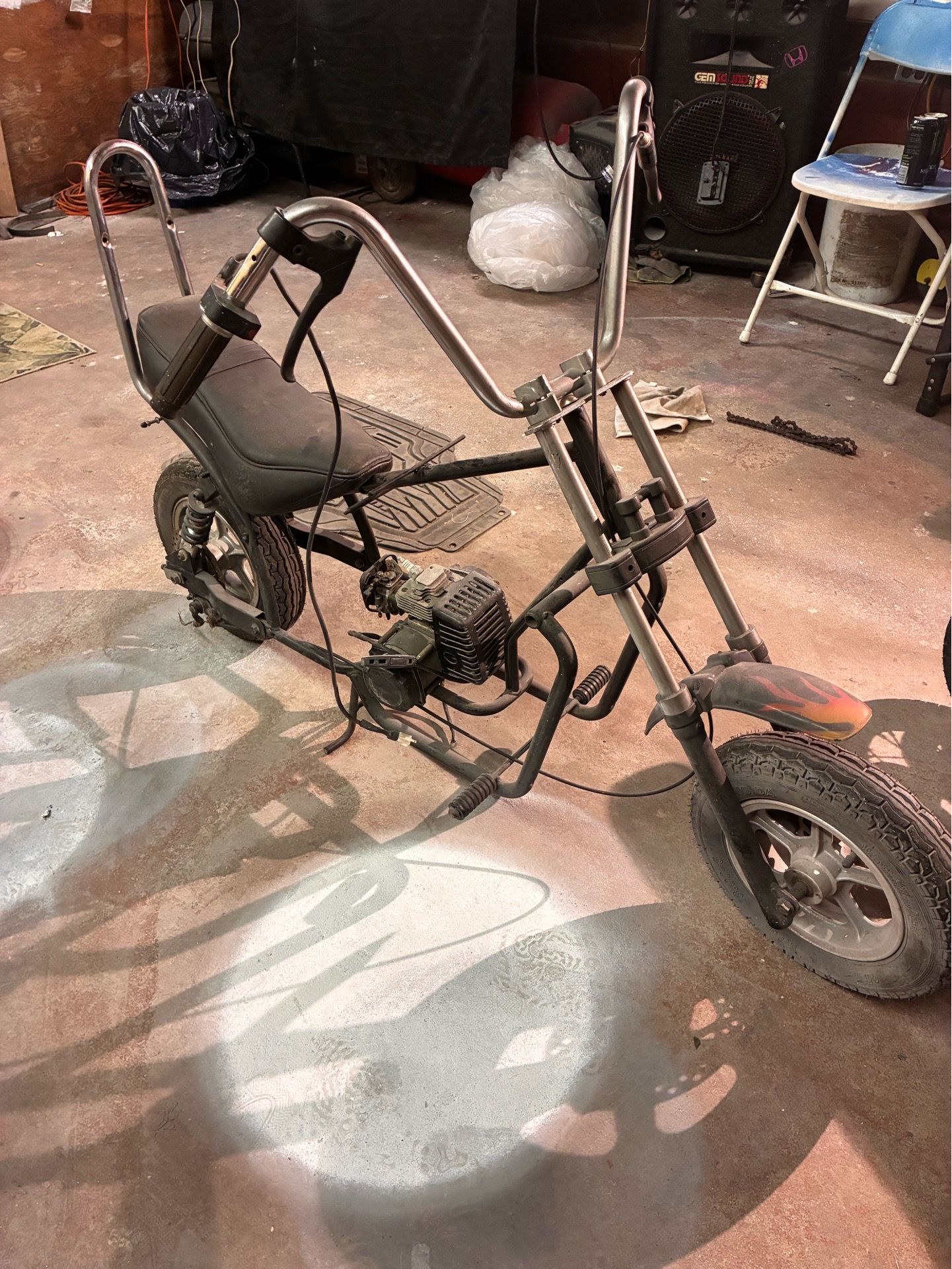 Mini chopper and A (Costume 2 Stroke Razor dirt bike - photo 3