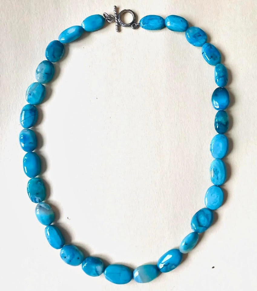 Opal dyed necklace