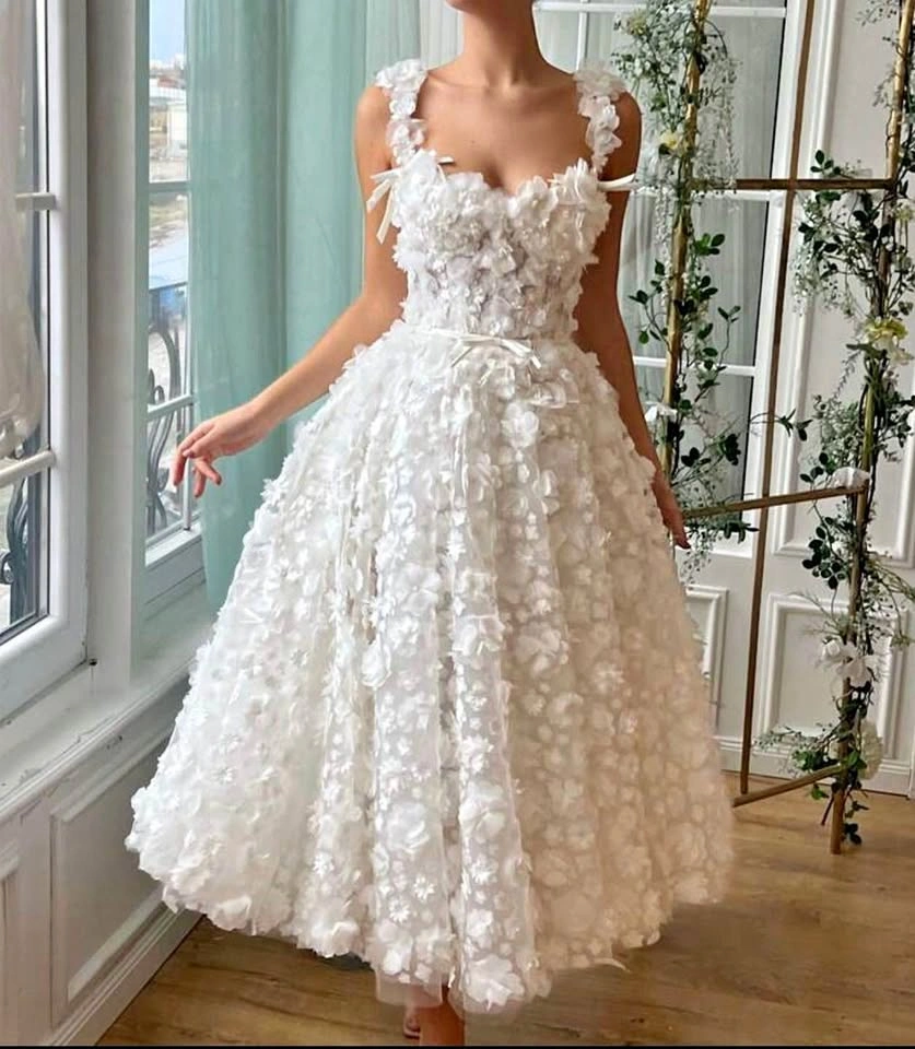 Floral Lace Dress - Women's Large