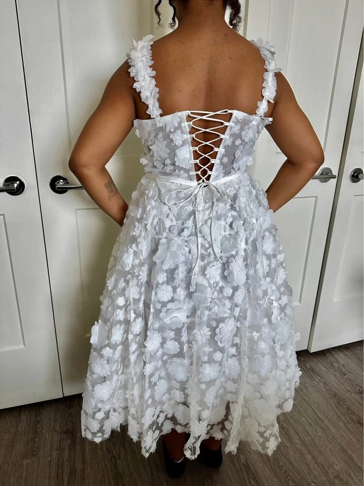 Floral Lace Dress - Women's Large - photo 2