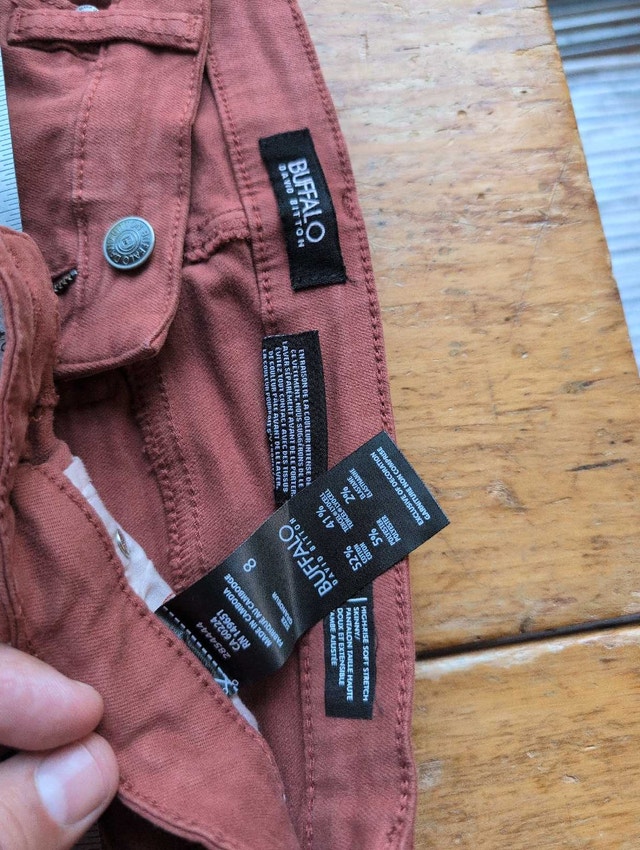 Buffalo Pants Burgundy Size 8 - photo 3