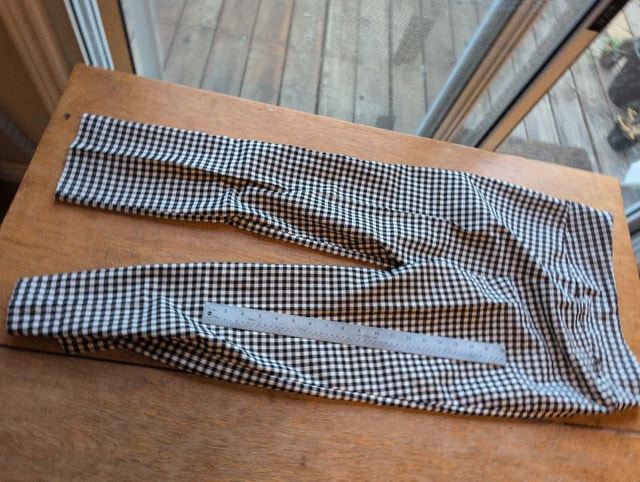 S.C. & Co Pants checked size 6 - photo 4