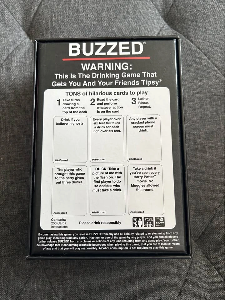 Buzzed - Party Card Game with freebies - photo 5