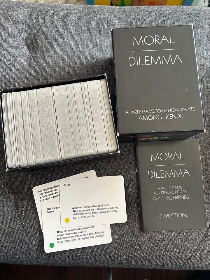Moral Dilemma Party Card Game - photo 5