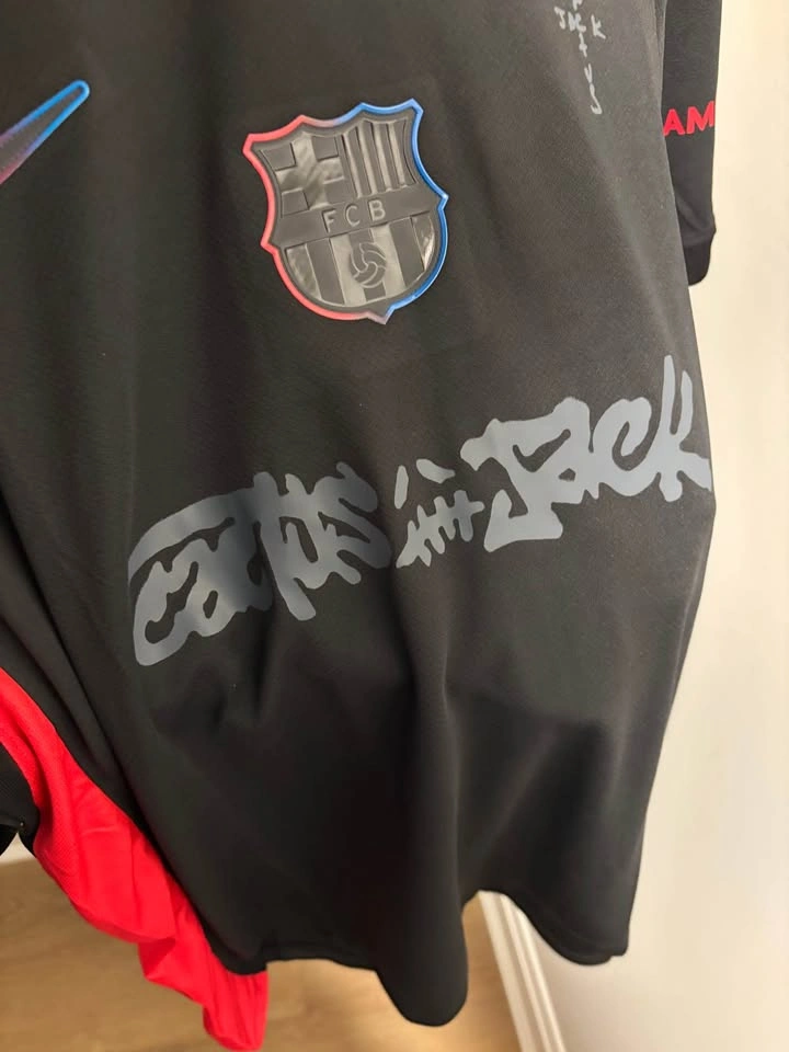 FC Barcelona Black Cactus Jack Jersey - Large - photo 2