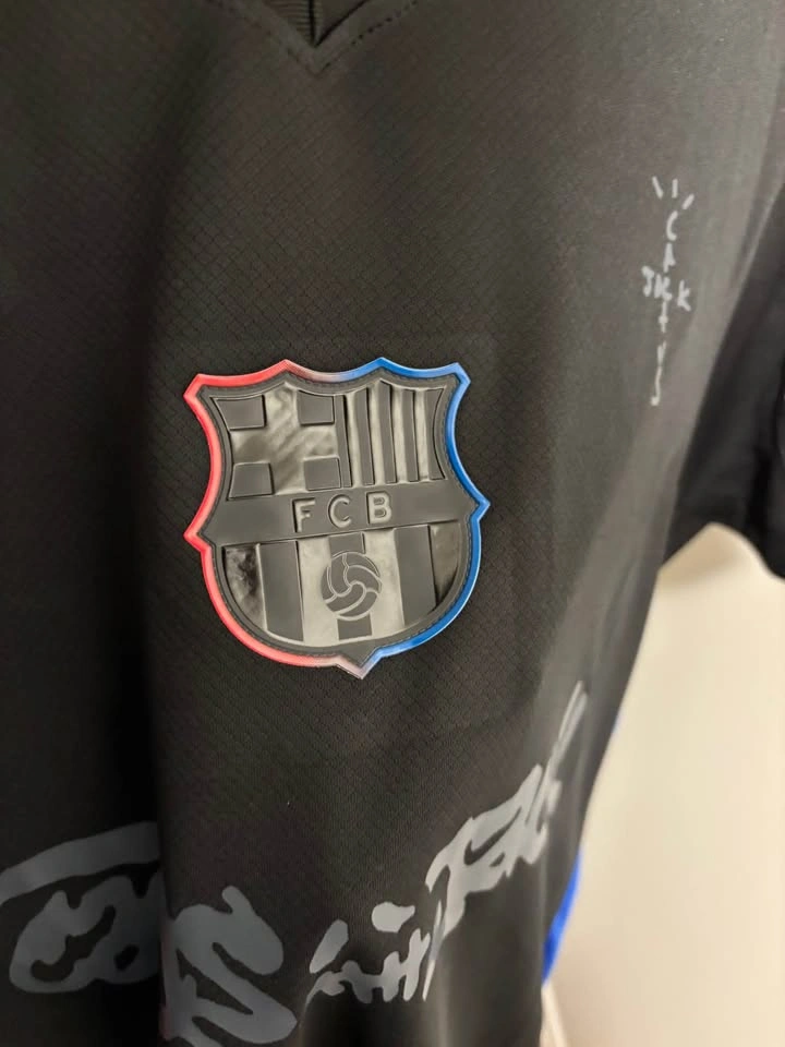 FC Barcelona Black Cactus Jack Jersey - Large - photo 3