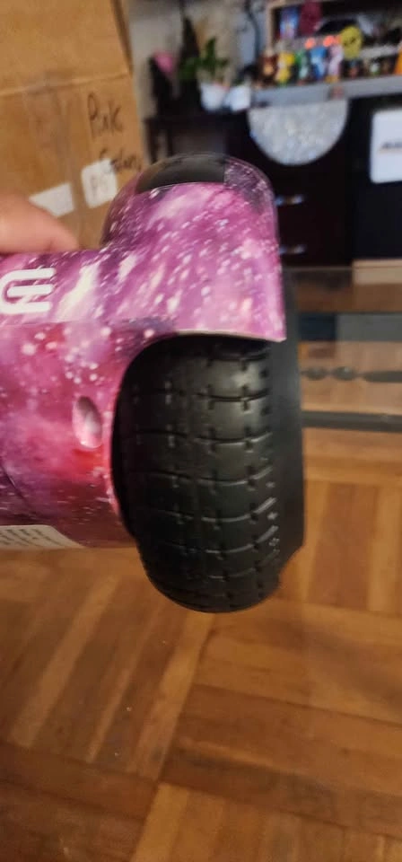 SIMATE Galaxy Purple Self-Balancing Scooter - photo 4