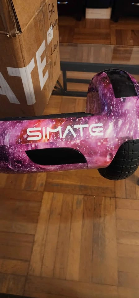 SIMATE Galaxy Purple Self-Balancing Scooter - photo 5