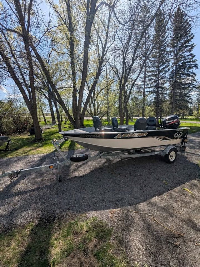 2005 Legend Xcite 144 Boat with Mercury 40HP Motor & Trailer - photo 2