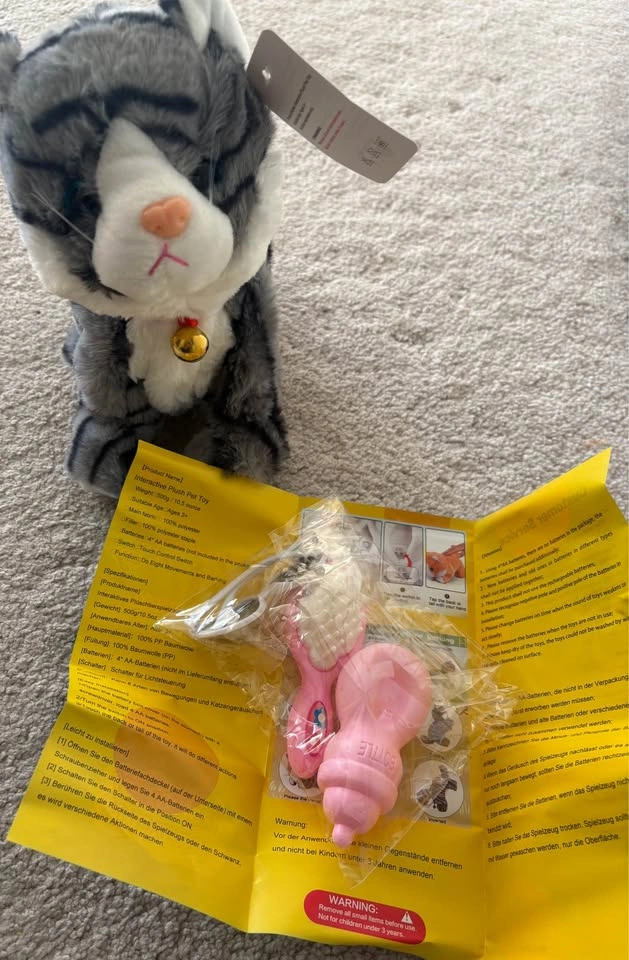 Cat Plush Animal Interactive Cat - photo 3