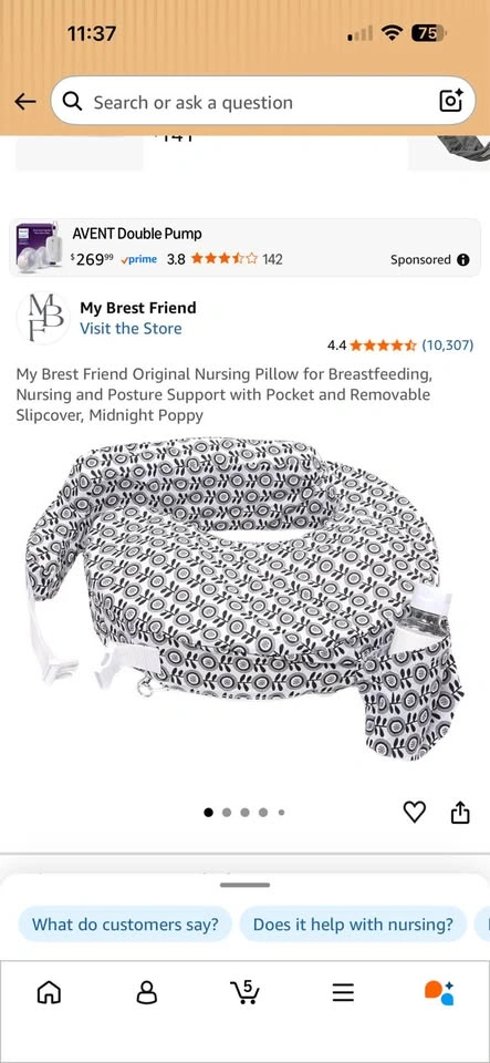 New My Brest Friend Nursing Pillow - No Box - photo 4