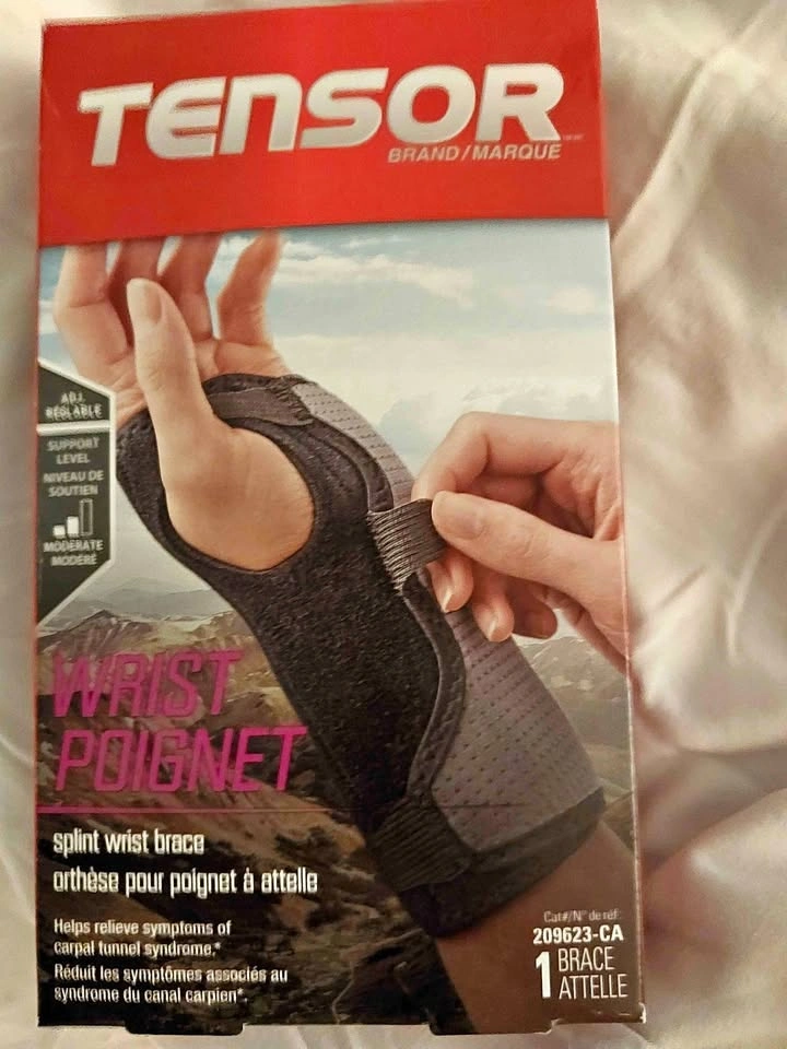 Tensor Splint Wrist Brace NEVER USED
