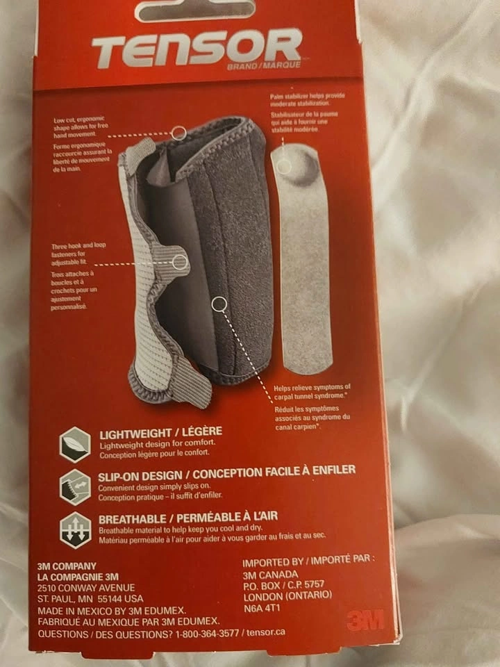 Tensor Splint Wrist Brace NEVER USED - photo 2
