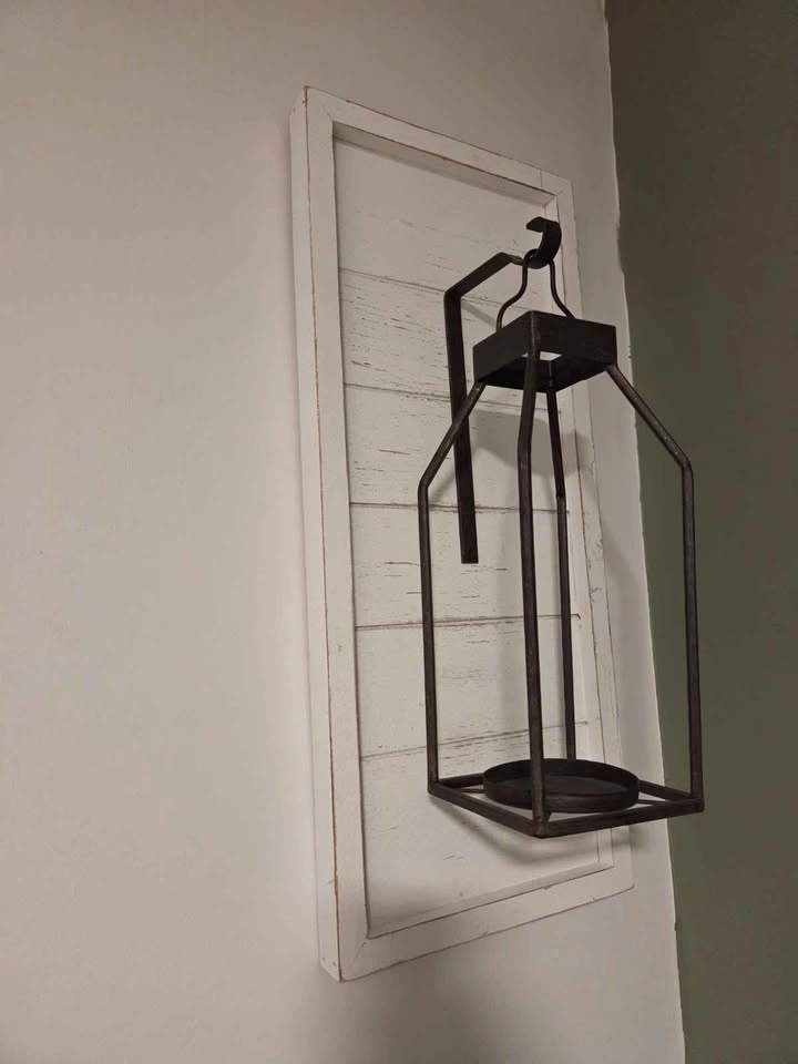 Farmhouse Wall Decor Candle Lanterns - photo 2