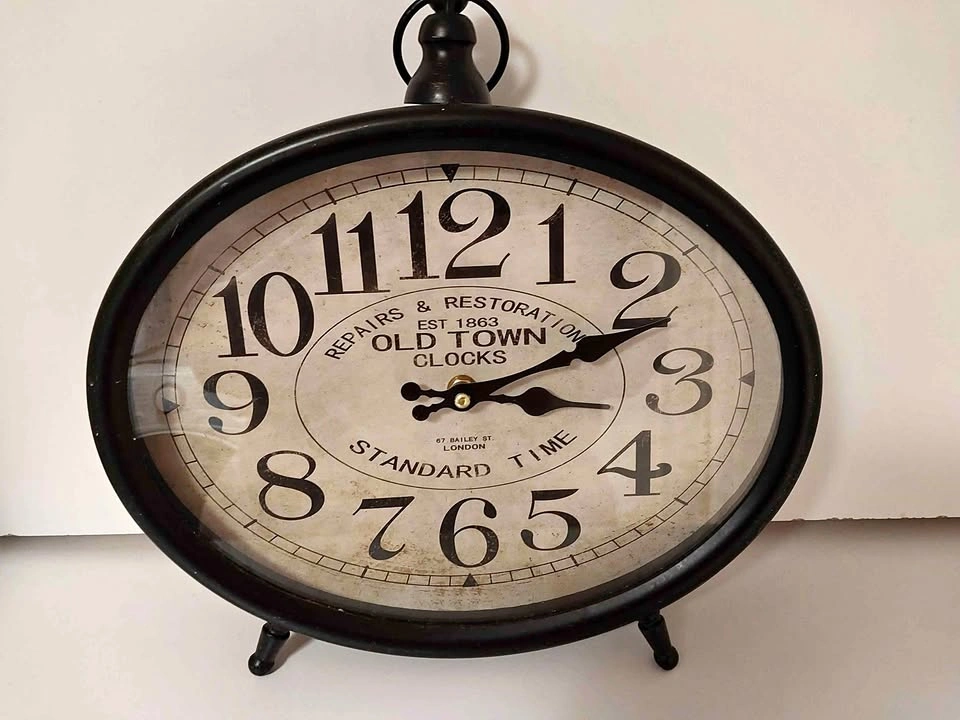 Old Town Clocks Vintage Style Table Clock