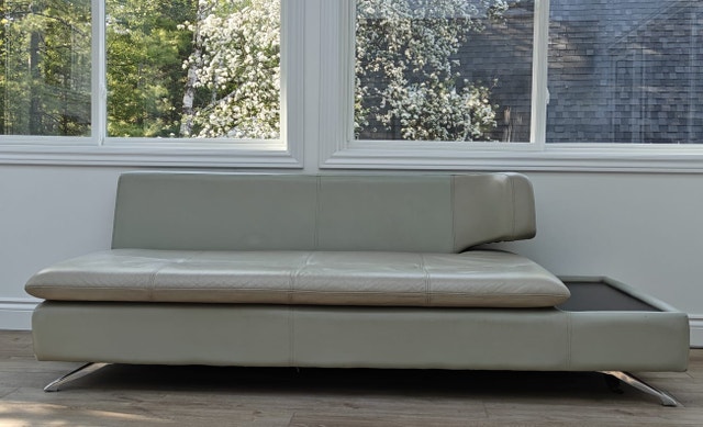 Modern Faux Leather Couch / Sofa