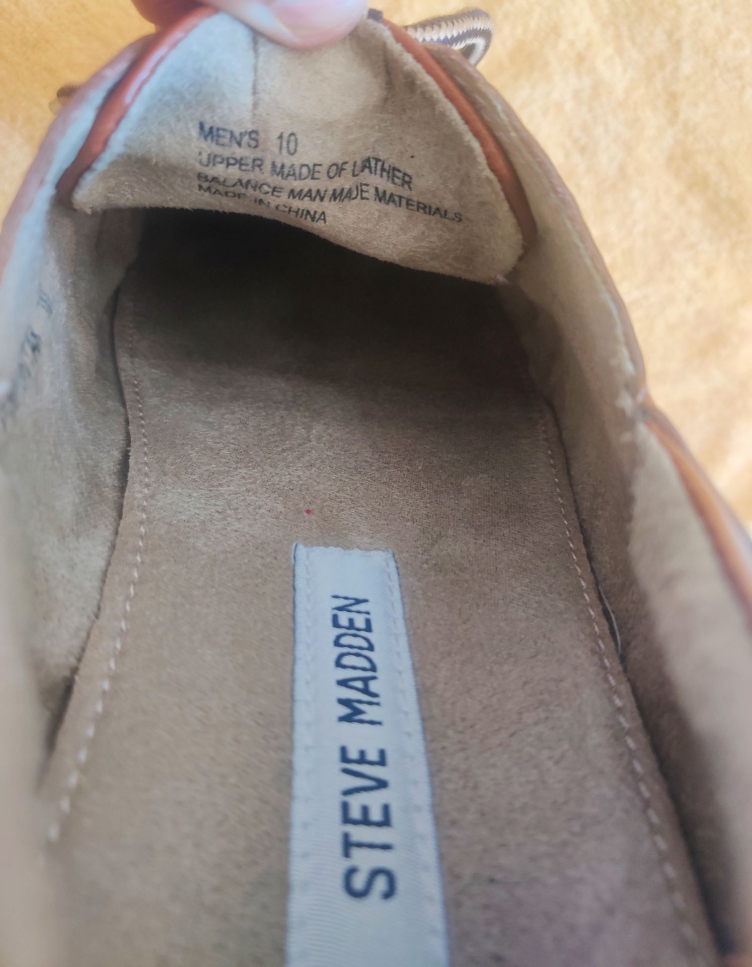 Steve Madden Men’s Leather Boat Shoes, Size 10 - photo 3