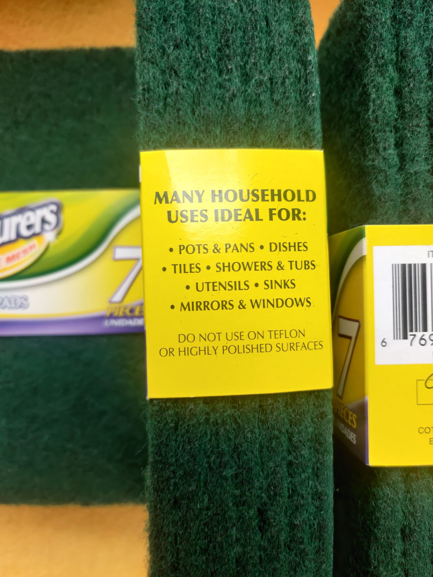 Green Scouring Pads 7 Piece Set - photo 2