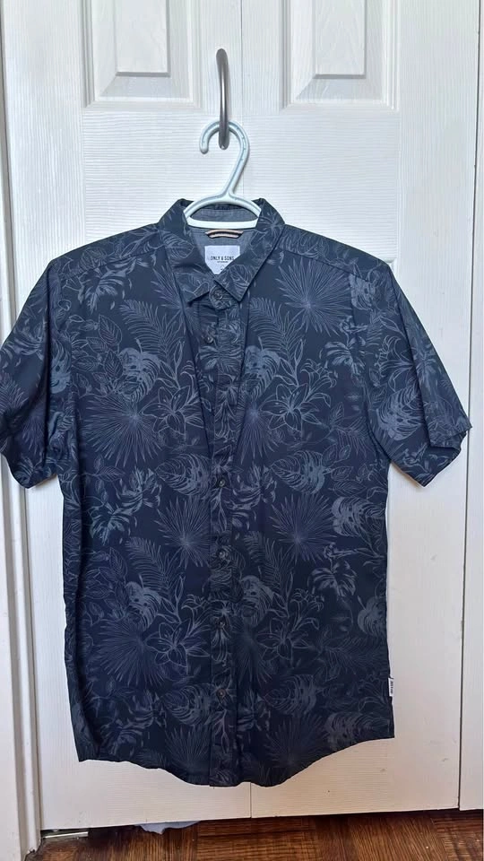 S Only and sons button down tshirt