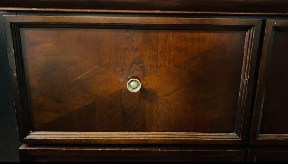 Dark Wood 4-Drawer Dresser - photo 5