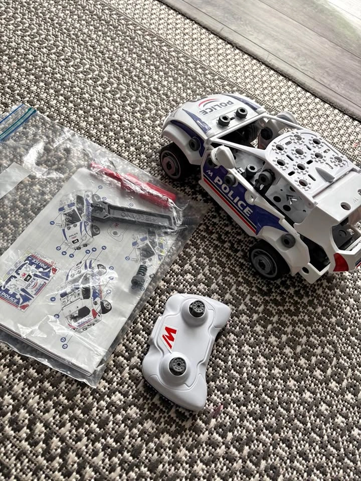 Meccano RC Police Car Building Kit