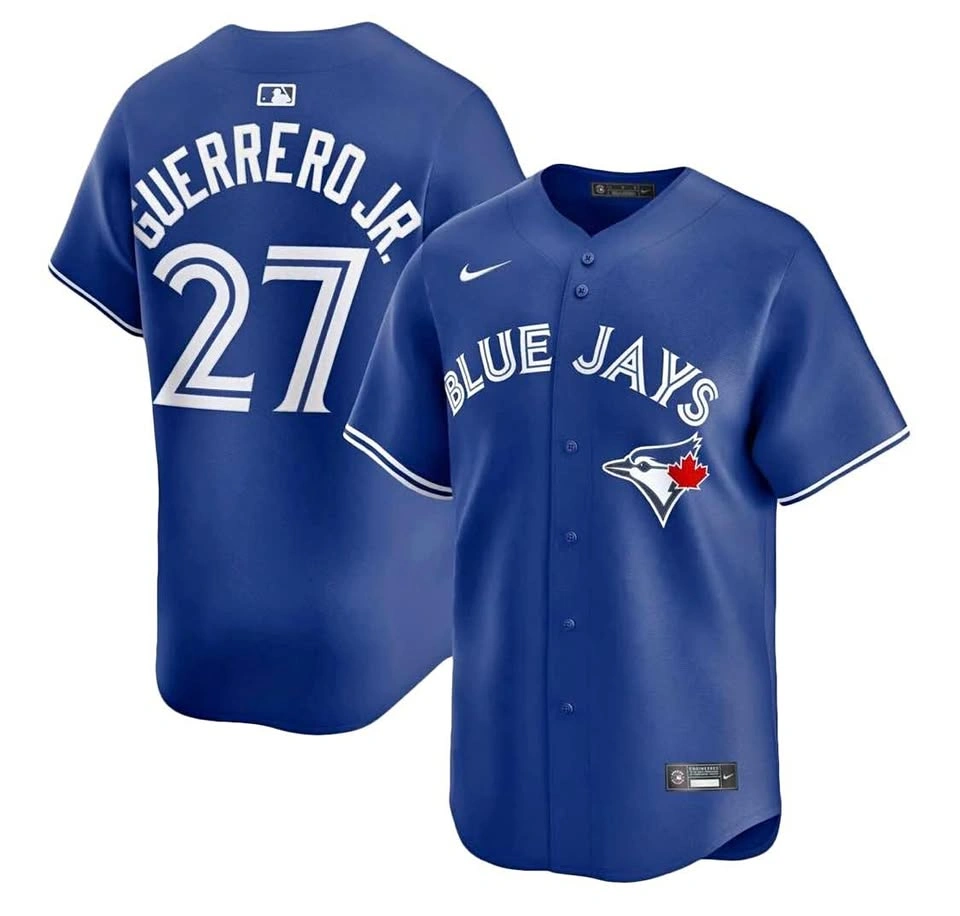Toronto Blue Jays Jersey - Guerrero Jr. #27 BLUE, XL